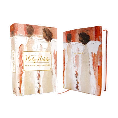 Zondervan,Anne Neilson Amplified Holy Bible, Anne Neilson Angel Art Series, Leathersoft, Blush