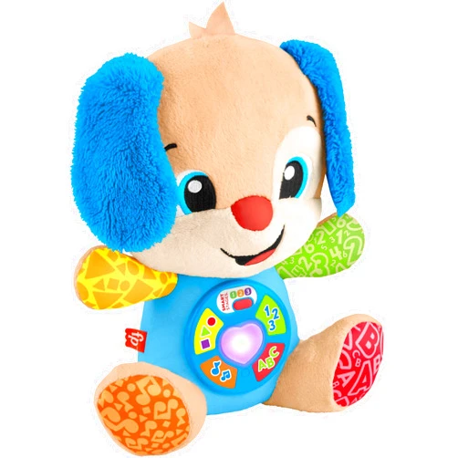 Fisher-Price Baby Toy Laugh & Learn Smart Stages Puppy Musical Plush with Lights & Learning Songs for Infants Ages 6+ Months