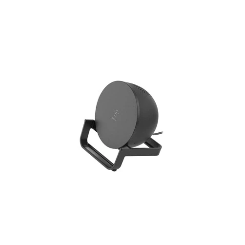 Belkin Quick Charge Wireless Charger + Bluetooth Speaker - Qi-Certified Charger Stand for iPhone, Samsung Galaxy & More - Charge While Listening to Music, Streaming Videos, & Video Calling - Black
