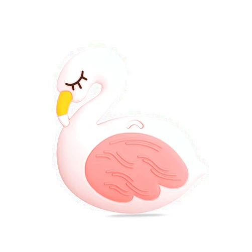 AmazingM Flamingo Sensory Chew Teether for Boys and Girls,Food Grade Silicone Safety Chewy Teething Toy for Kids with Autism, ADHD,Oral Motor,Teething,Biting Needs