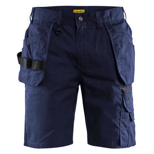 BLÅKLÄDER Mens Ripstop Breathable Stretch Work Shorts with Utility PocketsWork Utility Shorts