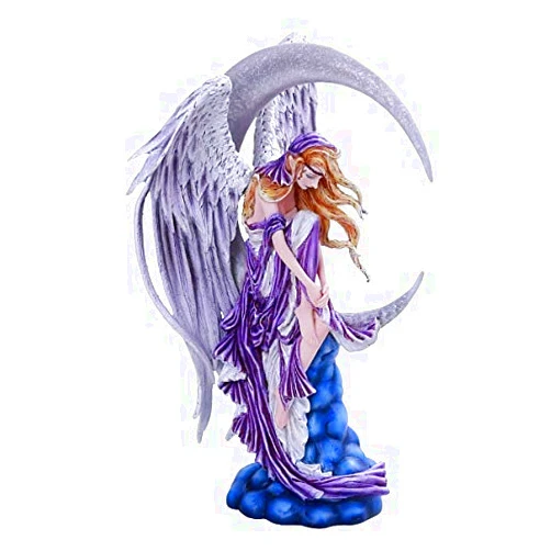 Pacific Giftware PT Nene Thomas Fantasy Art Collection Moon Dreamer Moon Fairy Resin Collectible Figurine