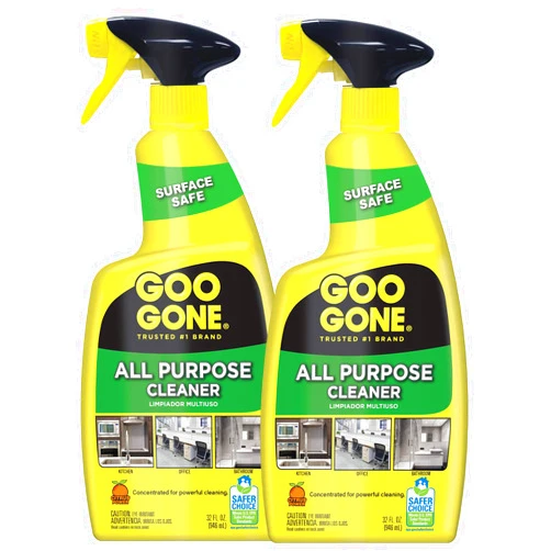 Goo Gone All-Purpose Cleaner - Removes Dirt, Grease, Grime and More - 32 Ounce - [2 Pack]
