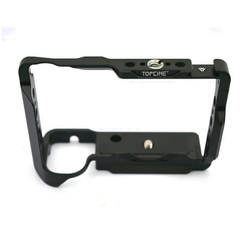 TOPCINE ZVE10 II Cage Compatible for Sony Alpha ZV-E10 Mark II Camera Full Cage with Cold Shoe Mount NATO Chute Arca Quick Release Bottom Plate