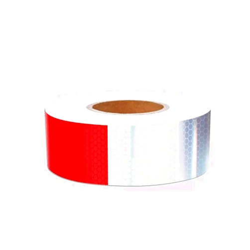 AMORPO Safety Warning Tape Reflective Tape Self-Adhesive Waterproof High Intensity Reflective Sticker Marking Tape,5cm x 45m