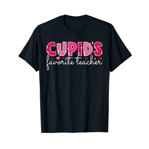 Perk Cupid's Favorite Teacher Valentine's Day T-Shirt