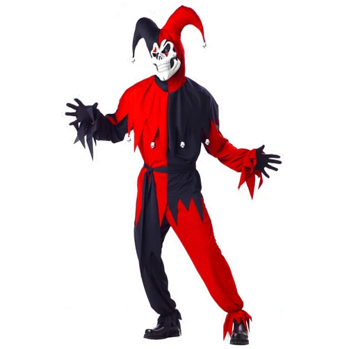 California Costumes Adult Evil Jester Costume