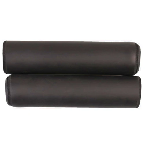 Labriciyon 1 Pair Black Mountain Bike Handlebar Grips Bicycles Foam Handlebar Grip Shock-Absorbing Soft Bike End Grips