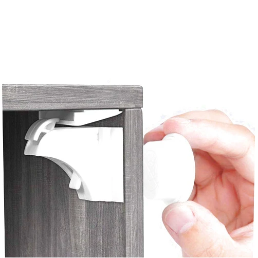 Norjews Child Safety Magnetic Cabinet Locks(20 Locks + 3 Keys), Baby Proof, No Tools Or Screws Needed - Norjews