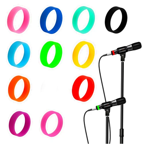 ECNHIVE 30PCS Silicone Rubber Bands for Mic Identify 20X7MM (0.78X0.27''), Assorted Colors Silicone Wallet Band Money Rubber Bands for Cash/Tie Dye Small Rubberbands Wrapping Cord Wraps Colored