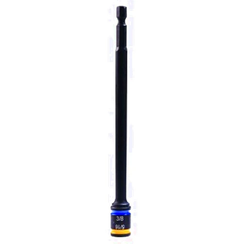 Malco C-RHEX® 5/16 in. & 3/8 in. SAE 6in Shaft Length Cleanable, Reversible, Magnetic Hex Drivers | Impact Rated | Flip Bit | Flip Socket (MSHXLC1)