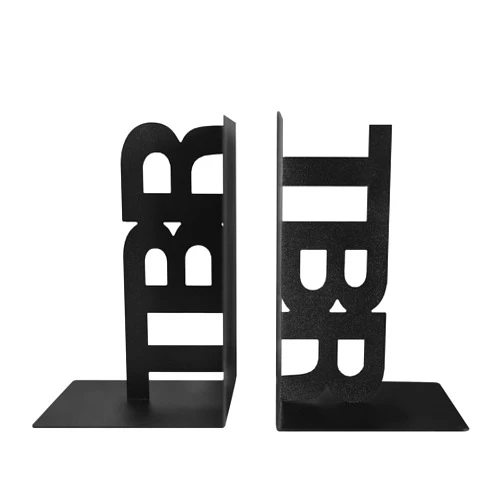 LitJoy Crate TBR (to Be Read) Bookends by LitJoy Crate| Designate Your Unread Books with These Sturdy and Stylish Bookends