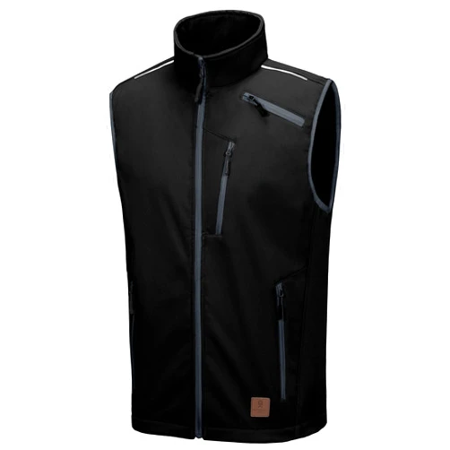 Little Donkey Andy Men's Lightweight Fleece Lined Softshell Vest Windproof Sleeveless Jacket for Hiking Travel Golf