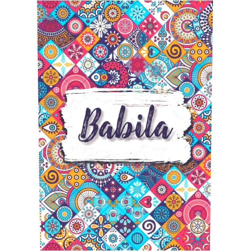 Italian Edition by Giovanni Pegi iTT Publishing (Author) Babila: Taccuino A5 | Nome personalizzato Babila | Regalo di compleanno per moglie mamma sorella figlia ... | Design: fiori etnici | 120 pagine a ... formato A5 (14.8 x 21 cm) (Italian Edition)