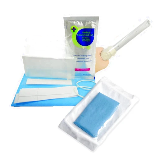 MENURSY Ultrasound Probe Cover, Transducer Disposable Clear Latex-Free Sterile Protector, 6
