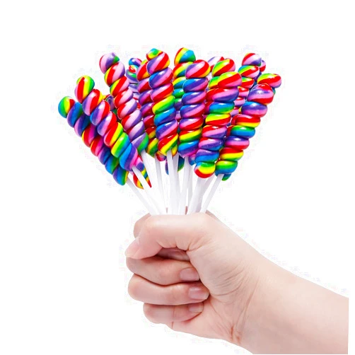 LIDATREE Twisty Lollipop, Rainbow Lollipops Individually Wrapped Bulk, Rainbow Candy for Children Kid's Whirley Lollipops Candy for Brithday, Raspberry 12g 30 Pack