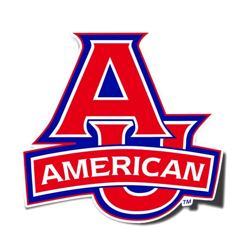 Desert Cactus American University AU Eagles Vinyl Decal Laptop Water Bottle Car Scrapbook Sticker (IND 00086A)