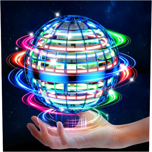 Uladis 2025 AI Flying Orb Ball Toys, Galaxy Cosmic Globe Boomerang Hover Ball, Hand Drone Orbit, Galactic Fidget Spinning, Birthday Cool Stuff for 6 7 8 9 10+ Year Old Boys Girls Teens Outdoor