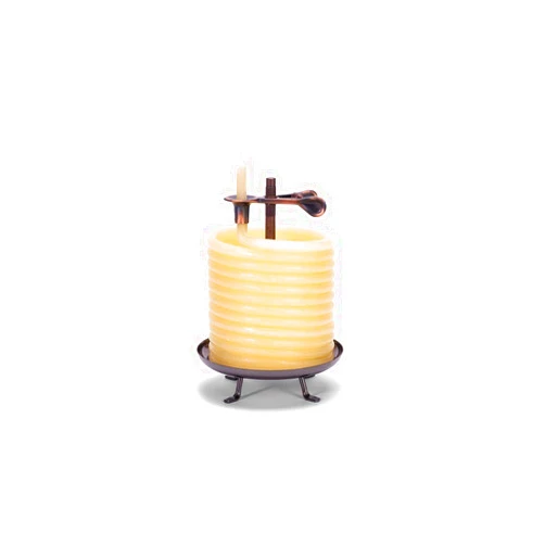 Candle by the Hour 60-Hour Candle, Eco-friendly Natural Beeswax with Cotton Wick