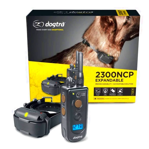Dogtra 2300NCP Professional Grade High-Output 3/4-Mile 2-Dog Expandable Remote Training E-Collar