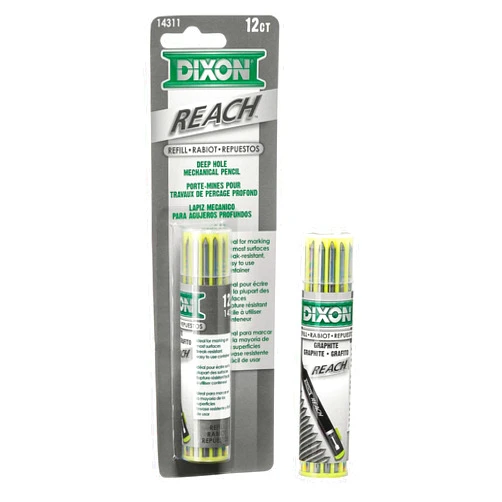 DIXON Industrial Reach- Lead Refills for Deep Hole Mechanical Pencils, (14311)