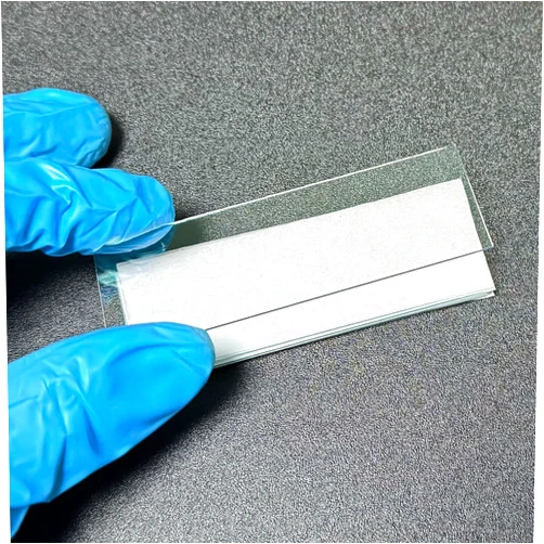 Qunguan ITO Coated Conductive Glass 25×75mm Cover Slides superconducting Thickness 0.7mm Low Resistance <10 ohm/sq 13 Pcs