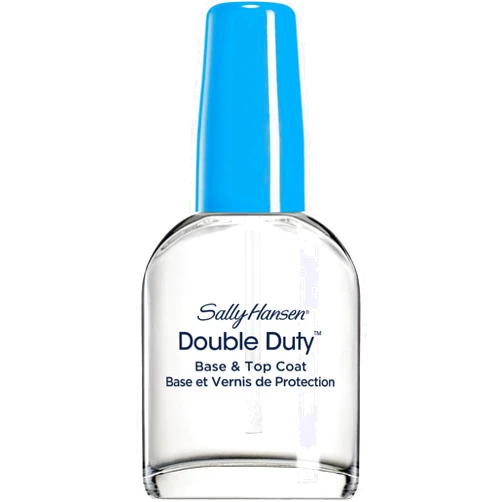 Sally Hansen Double Duty™, Base and Top Coat, Quick Dry, Long Lasting, Streak-Free Shine, Clear Nail Polish