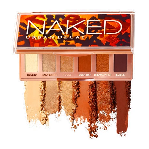 Urban Decay Naked Mini Eyeshadow Palette, 6 Multi-use Shades, Ultra-Blendable, Long-lasting Wear, Crease-free, Matte Shimmer or Metallic Colors, Travel Mini Palette
