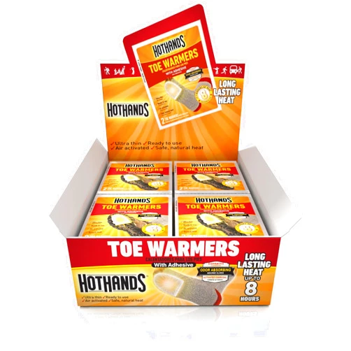 HotHands Toe Warmers - Long Lasting, Odorless, Air Activated - Up to 8 Hours of Heat - 40 Pair