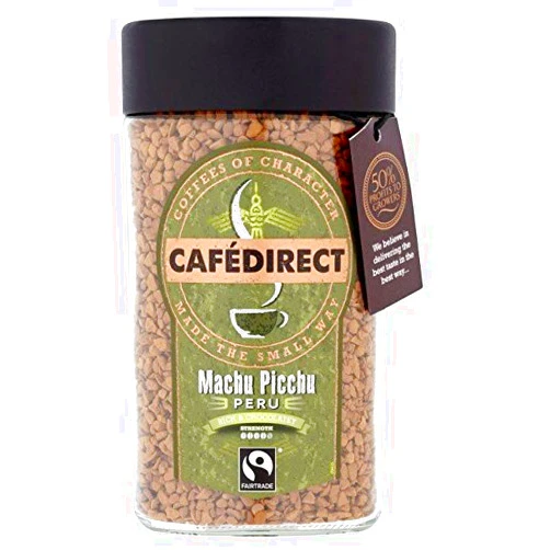 Caf�direct Cafedirect Instant Coffee Medium Roast Machu Picchu - 100g