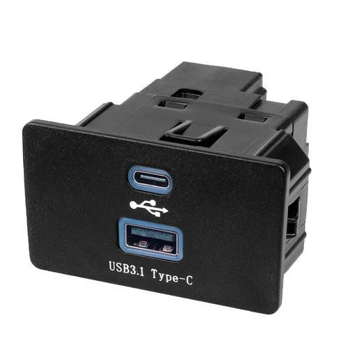 TAIFAM Carplay USB Interface Hub,USB+Type-Cmodule Compatible for Ford Lincoln SYNC 3 Version 3.4 Fast Charging Stable Transmission,Support Apple Carplay Android OEM,HC3Z-19A387-B-G