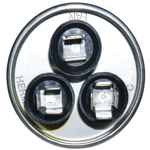 Genteq Aire-Flo - 35 + 5 uF MFD x 370 VAC Genteq Replacement Dual Capacitor Round # C3355R / 97F9834