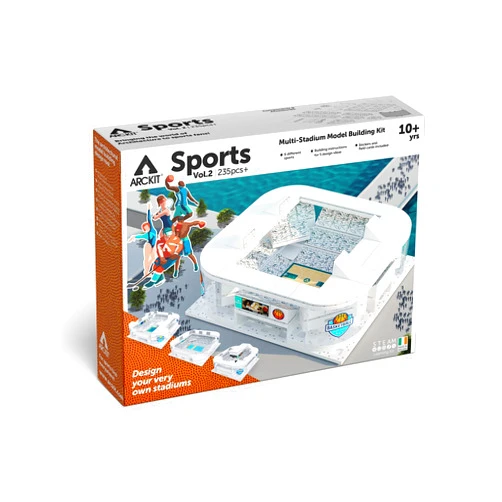 Arckit Stadium Volume 2 Scale Model Building Blocks Kit, STEM Educational Toy, Architecture for Kids, Unique Gift for Adults & Kids