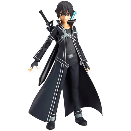 PJGWH Anime Sword Art Online Kirito Figma,Action Figure,Cute Cartoon Anime Decorative Action Toys,PVC Model Collectible Model 5.9