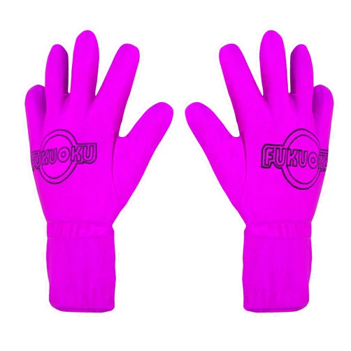 Fukuoku Right and Left Handed Five Finger Vibrating Massage Glove Kit, Fits Small, Pink