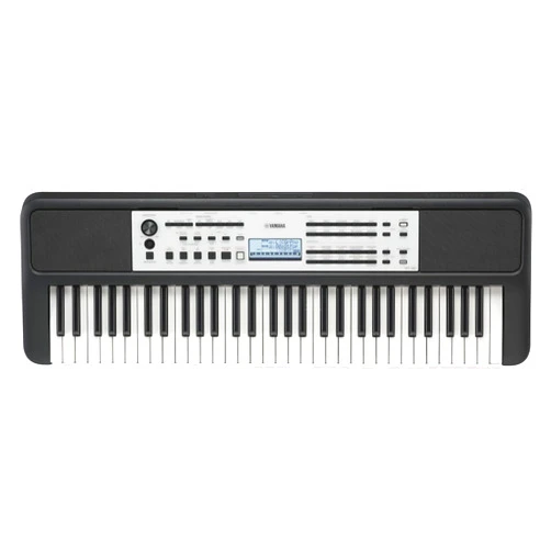 Yamaha YPT-380 Touch Sensitive Keys Portable Keyboard for Beginners with Music Rest, Power Adapter