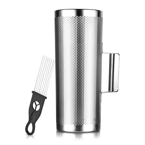 Vangoa Metal Guiro Stainless Steel with Scraper Latin Percussion Instrument 12