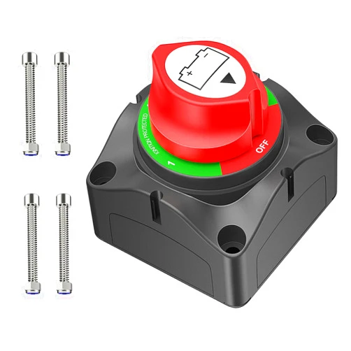 Nilight 1-2-Both-Off Battery Switch, 12V-48V Battery Disconnect Master Cutoff Switch for Marine Boat Car RV ATV UTV Vehicle, Waterproof Heavy Duty Battery Isolator Switch