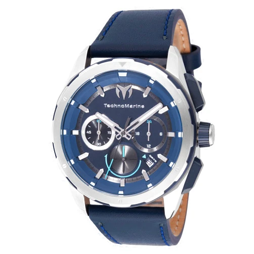 TechnoMarine Ocean Nomad Men's Watch - 43mm, Navy Blue (TM-318089)