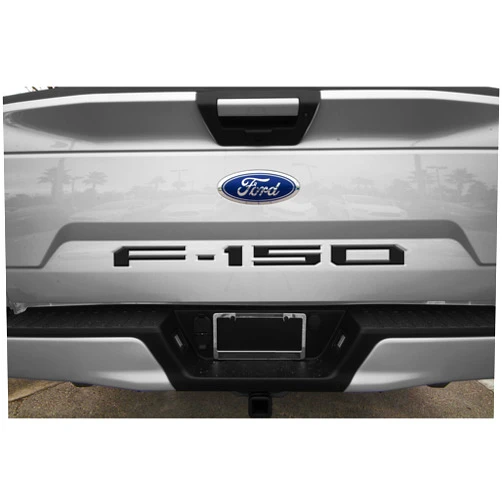 TufSkinz Tailgate Letter Inserts - Compatible with 2018-2020 F-150 Matte Black