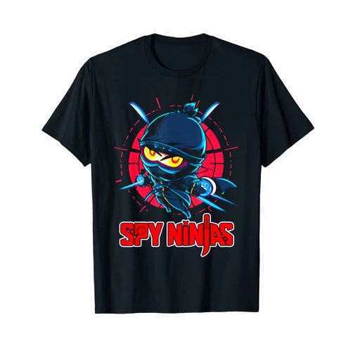 Design by Spy Gaming Ninja Merch Vintage Spy Gaming Ninjas Gamer For Gamer Boy Girl Kids T-Shirt