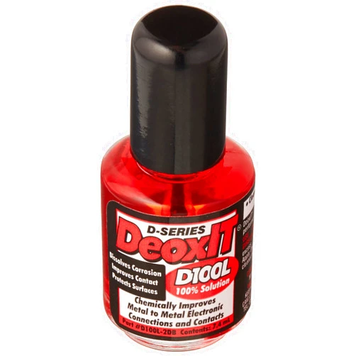 Caig LABORATORIES DeoxIT D100L-2DB Brush Applicator, More Than A Contact Cleaner, 7.4mL, Pack of 1