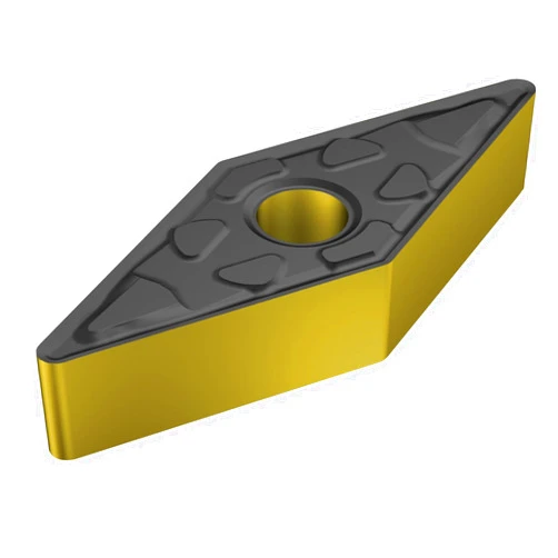 Sandvik Coromant VNMG 332-MM 2220 T-Max P Insert for Turning, Carbide, Diamond 35 deg, Neutral Cut, 2220 Grade, Ti(C,N)+Al2O3+TiN, Inveio Coating Technology (Pack of 10)