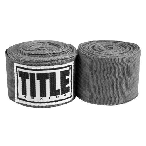 Title Boxing Elastic Mexican Hand Wrap, Grey, 180