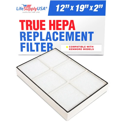 LifeSupplyUSA True HEPA Replacement Filter Compatible with Sears Kenmore 83375, 83376, 83200, 83202 (Progressive 335), 83230, 83354, 83355 & 295 Series