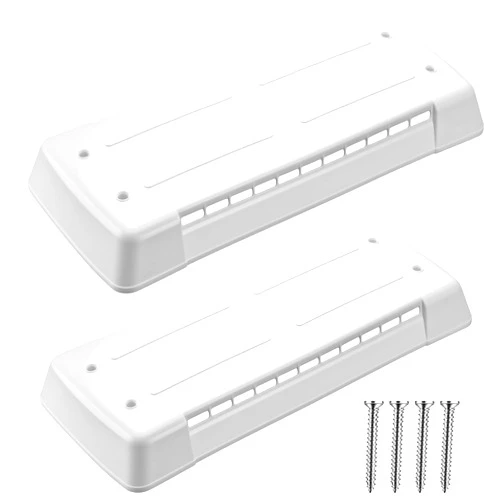 BBTO 2 Pcs RV Vent Covers for Roof RV Refrigerator Vent Lid Cover Universal