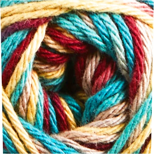 Village Yarn Craft Cotton Cone Solid Knit Afghan Kit