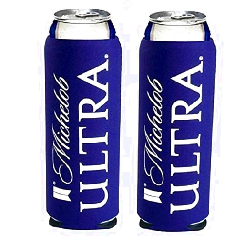 Michelob Ultra Slim Line Can Cooler - Set of 2