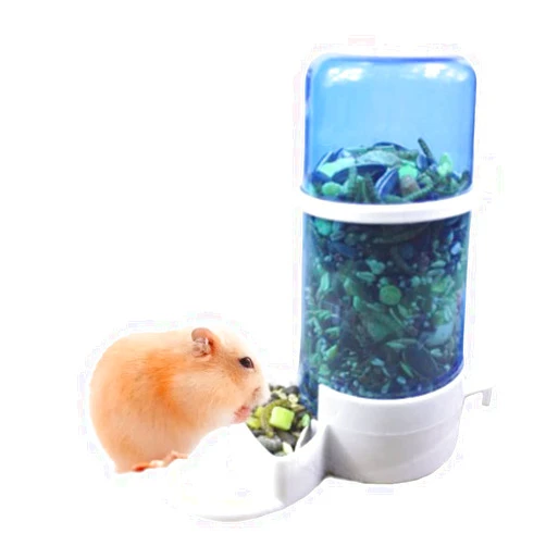 Oncpcare 14oz Hanging Rat Food Dispenser Hamster Feeder Food Bowls, Small Pet Feeder, Great for Chinchilla Hedgehog Bird Cage Accessory