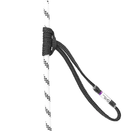 GM CLIMBING Black 6.8mm Endless Prusik Loop 15-inch 100% Technora 25kN Heat Resistant Friction Hitch Cord Hollow Braid for Rappel Abseil Backup, Adjustable Anchor Set-up, Rescue Rigging Hammocks